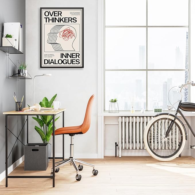 Maximalist Vintage Mental Health Posters Retro Unique Eclectic Wall Art 08x10 - Image 6