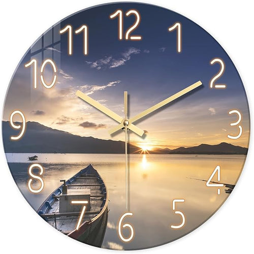 16 Inch Large Beach Wall Clocks by Constantplanet%E6%97%97%E8%88%B0%E5%BA%97
