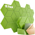 18 Pack Self-Adhesive Acoustic Panels 12" X 10" X 0.4" by Dailycooper