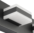 SOLFART Black Bathroom Vanity Light Fixtures Over Mirror LED Dimmable 3 Lights - Image 6