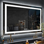LOAAO 60X28 RGB LED Bathroom Mirror by LOAAO