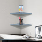 evron Corner Mounting Shelf Set of 2 – Easy to Install Floating Wall Shelves - Image 2