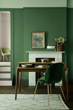 Safiyya 118"x17.7" Olive Green Peel and Stick Wallpaper Solid Color Dark Green - Image 8