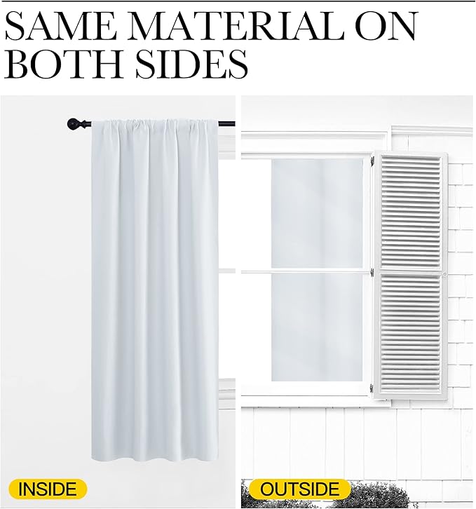 NICETOWN Bedroom Curtain Panels - Image 4