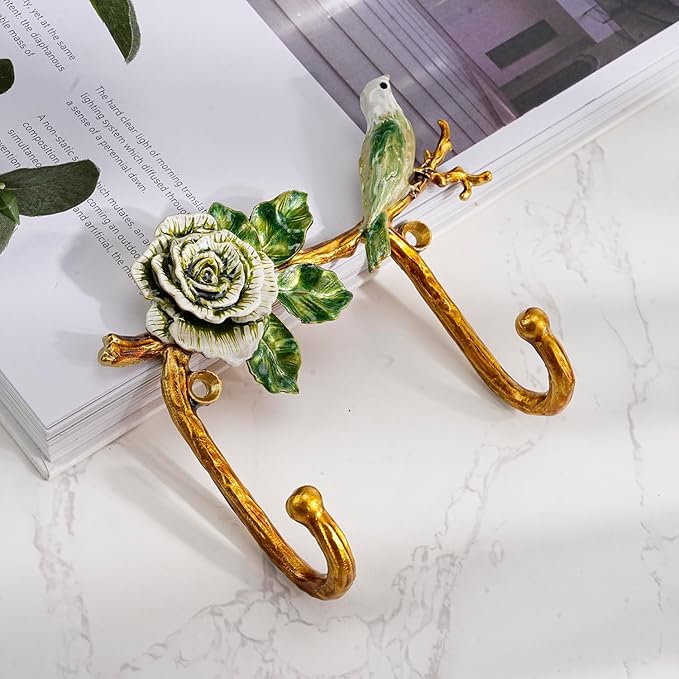 Vintage Wall Hooks Decorative Rack Hangers, Singe Metal Wall Mounted Hook - Image 3
