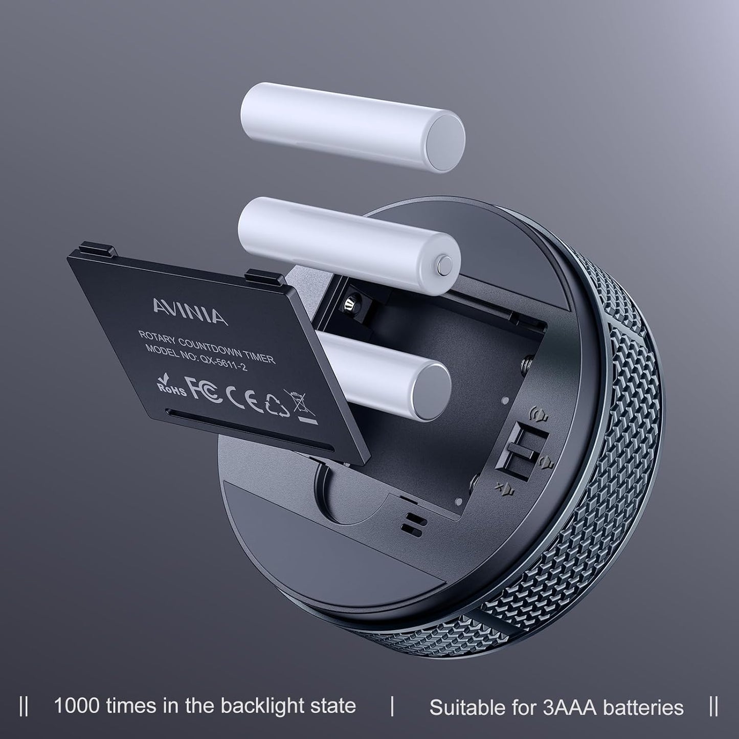 AVINIA Digital Kitchen Timers, Visual timers Large LED Display Magnetic Countdown Countup Timer for Classroom Cooking Fitness Baking Studying Teaching, Easy for Kids and Seniors