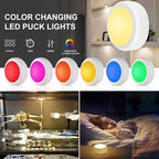 BLS LED Puck Lights with Remote Control, Wireless Under Cabinet & Closet - Image 7