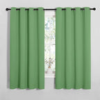 NICETOWN Froest Green Blackout Curtains 68 inches Length by NICETOWN