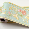 AbaBoorty Green Floral Wallpaper Border Decor 196"X4.1" Peel and Stick Wall by AbaBoorty