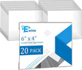 EHWINE 20 Pack 6x4 Wall Mount Acrylic Sign Holder, Horizontal Wall Signs Photo by EHWINE