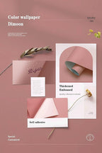 Dimoon 236''x17.7'' Pink Peel and Stick Wallpaper Contact Paper Modern Self - Image 4