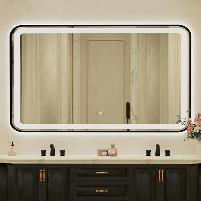 36x60 Inch LED Bathroom Mirror by Unknown