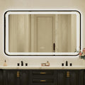 32x55 Inch LED Bathroom Mirror by Unknown