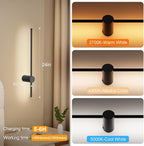 NIORSUN 24 Inch Battery Operated Wall Sconce Set of 2, 10 Colors Dimmable - Image 4