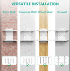 WALI Floating TV Shelf, 2 Tier Projector Shelf - Image 9