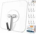 GLUIT Adhesive Wall Hooks for Hanging Heavy Duty 22 lbs Hooks for Walls No Drill by GLUIT