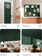 Bumusty Large Felt Bulletin Board, 30 Push Pins, 70 Adhesive Tabs, Pine Green - Image 5