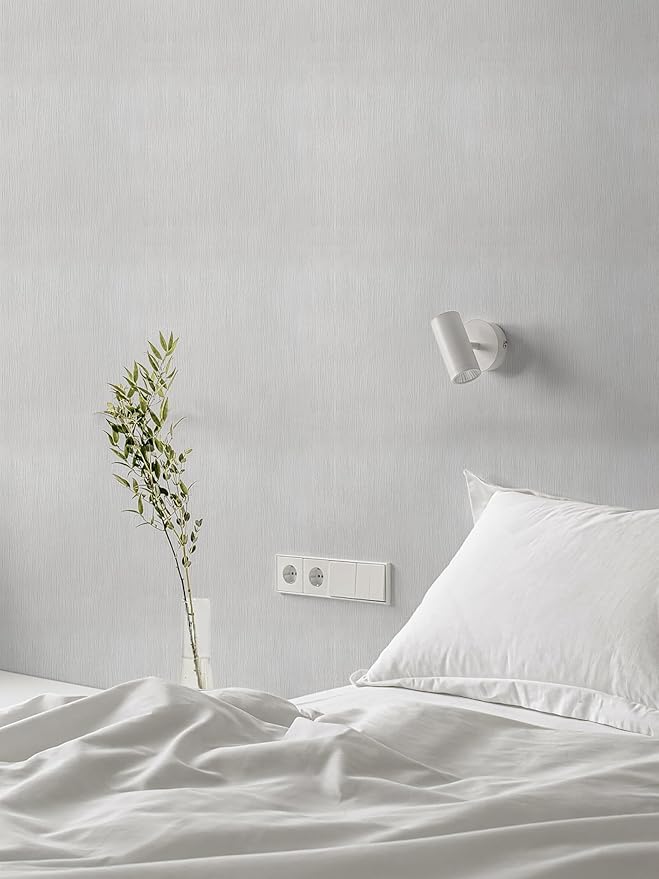 Heroad Peel and Stick Wallpaper Wood Contact Paper Wood Wallpaper Light Grey - Image 5