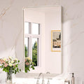 Keonjinn 40 x 24 Inch Brushed Nickel Bathroom Mirrors by Keonjinn