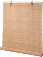 Bamboo Roller Blinds Shades, Outdoor Bamboo Roll Up, Vertical Lifting, by BAYUE