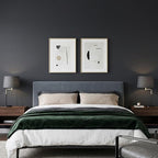 FUKU MON 24"x394" Dark Grey Wallpaper Matte Solid Gray Contact Paper - Image 2