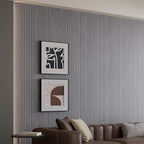 Yutianli PVC Slat Wall Panel Peel and Stick 236"x 15.7" Faux Wood Slat Panel - Image 2