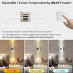 Modern Wall Sconces Set of Two in Brushed Nickel Finish 18 Inch 3000K-6000K Led - Image 3