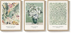 Framed Large Matisse Wall Art for Living Room, 3 Piece Vintage Sage Green - Image 9
