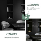 Dimoon 118''x23.6'' Peel and Stick Wallpaper Black Contact Paper - Image 4