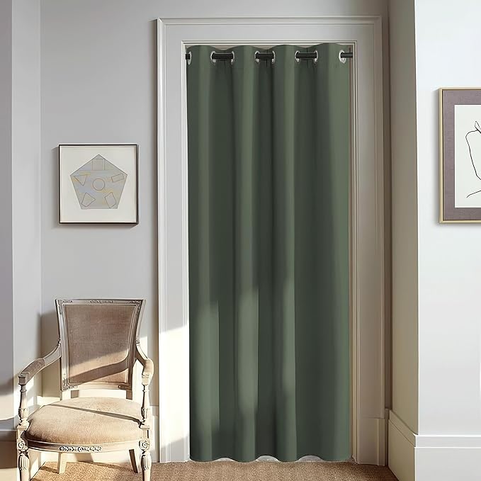 NICETOWN Blackout Curtain Window Treatment Thermal Curtain Solid Grommet Room by NICETOWN