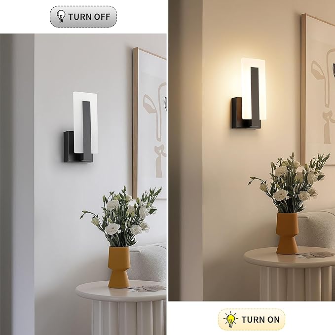 Joosenhouse Modern LED Wall Sconce Dimmable Wall Mounted Lamp Set of 2 - Image 7