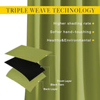 NICETOWN Bedroom Sunlight Block Curtains - Image 3