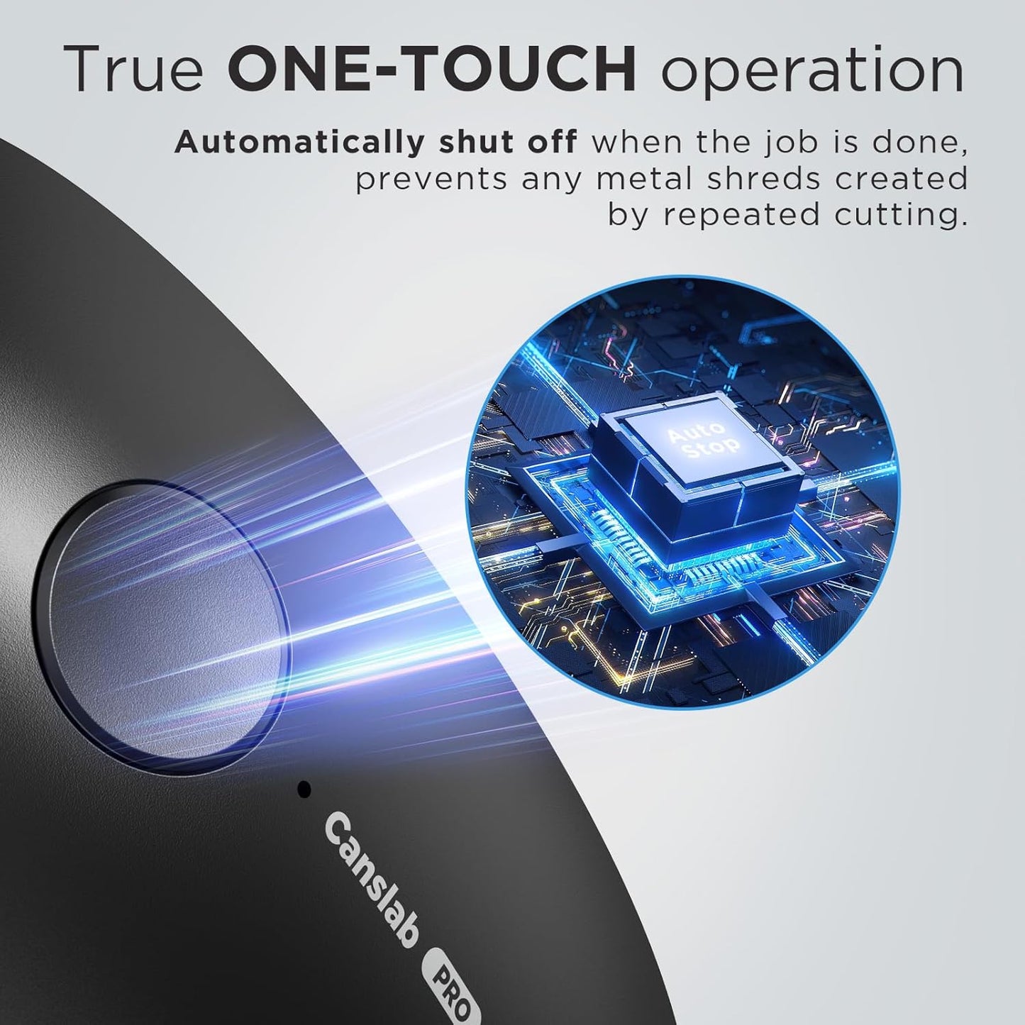 Ultrablade PRO Auto Stop Can Opener - Rechargeable Electric Can Opener for Kitchen for Seniors with Arthritis - One Touch Side Cut Opener, Smooth Edge, Handfree, Wall Mounted Small, Titanium