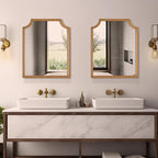 WallBeyond Scalloped Wood Mirror - Image 3