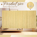 Juexica 2 Pcs Natural Bamboo Wall Panel - Image 2