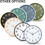 Wall Clocks Battery Operated 12 inch Modern Wall Clock, Silent Non Ticking Wall - Image 9