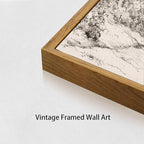 OIQArtOIQ Vintage Landscape Canvas Wall Art Framed Natural Scenery Painting - Image 4