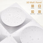 Heikki 30 Pack 3D Wall Panel for Interior Wall Décor, PVC Flower Textured Wall - Image 2
