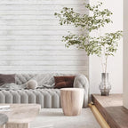 Wood Contact Paper White Gray 17.7"X 275"Thickened Peel and Stick Wallpaper - Image 5
