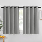 NICETOWN Blackout Short Curtain 45 inches Long by NICETOWN