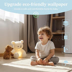 Dimoon 17.7''x118'' Peel and Stick Wallpaper White Contact Paper - Image 2