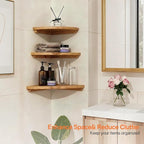 Gieanoo Floating Corner Shelves - Image 3
