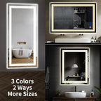 36"x32" LED Bathroom Mirror - Image 9