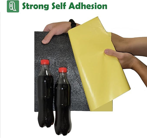 12 Pack 1.5"X12"X12" Acoustic Foam, Self Adhesive Sound Proof Egg Crate Foam - Image 2
