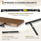 Vivelove 12 Inch Deep Floating Shelves - Image 5