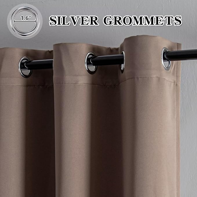 IGEMAEVE 100% Blackout Curtains - Image 2
