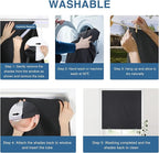 LazBlinds 100% Blackout Roller Shades, No Tools No Drill Cordless Blinds - Image 7