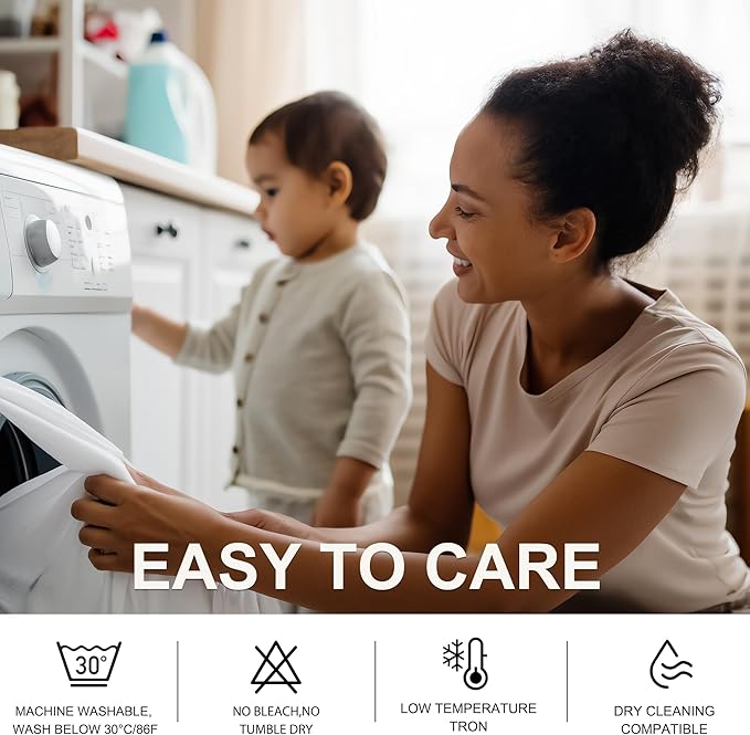 NICETOWN 100% Blackout Window Curtain Panels, Thermal Insulated Full Light - Image 6