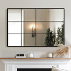 Delma Wall Mirror, Decorative Wall Art, Large Mirror - Image 5