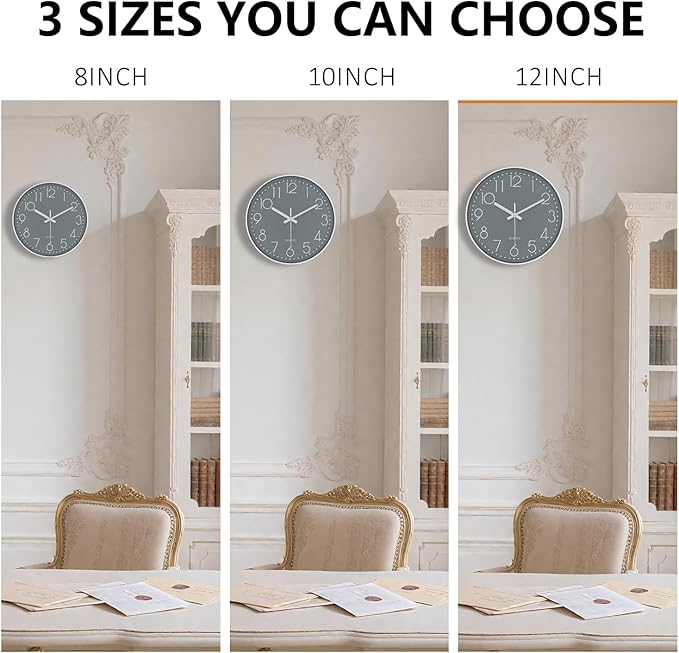 Modern Silent Wall Clock - Image 8